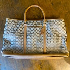 Coach signature C logo (mini) business satchel tote